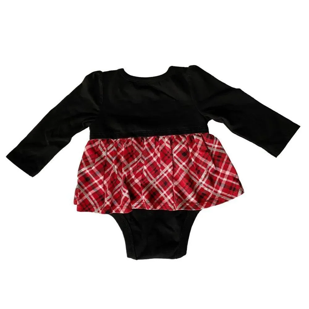 Geranimals Baby Girl’s Festive One-piece with skirt 6-9m